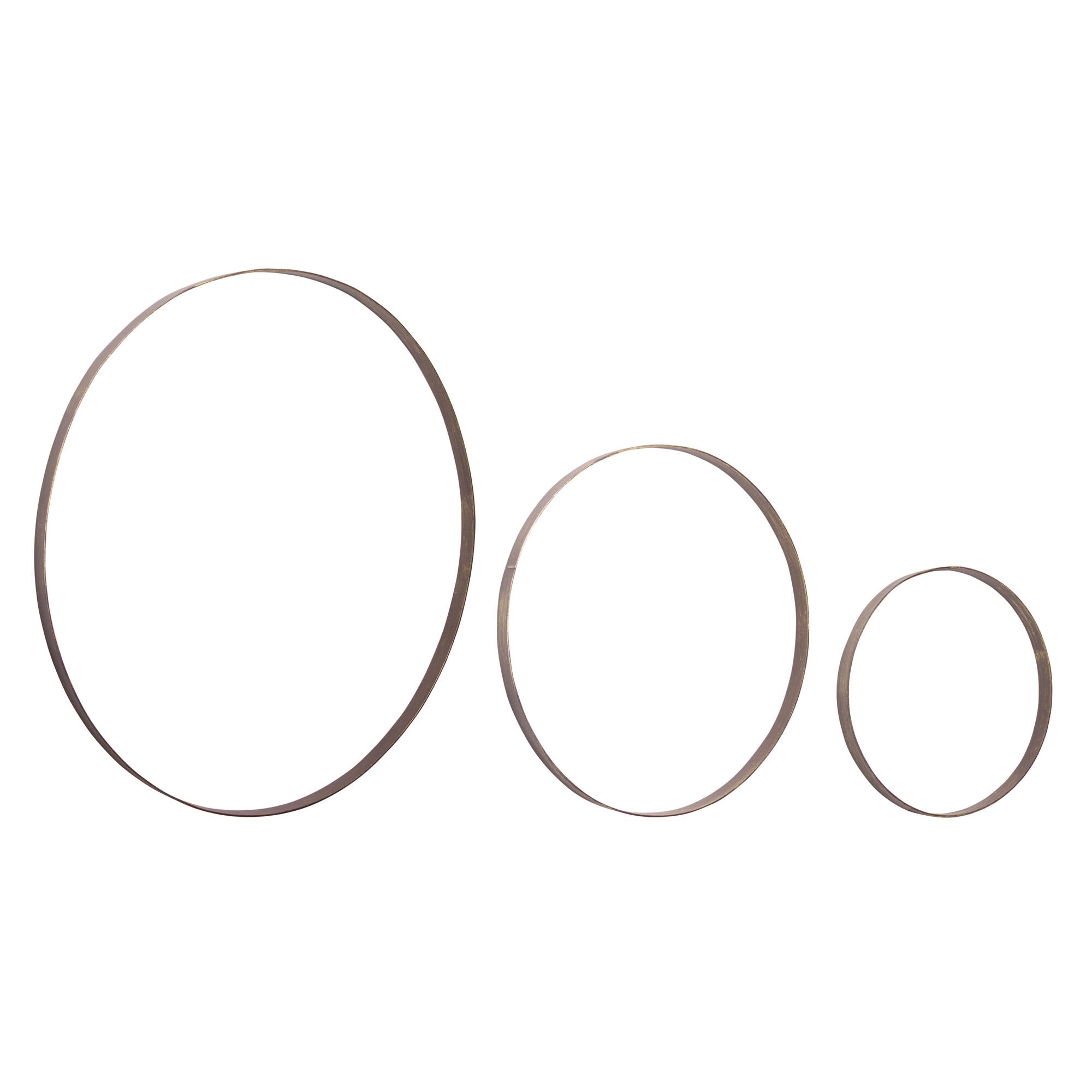 Gold Iron Rings Set